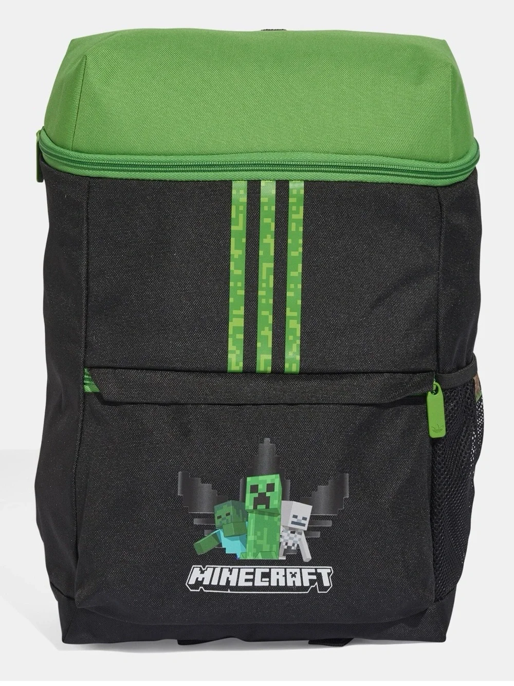 Adidas x Minecraft Kids' Black & Green Backpack